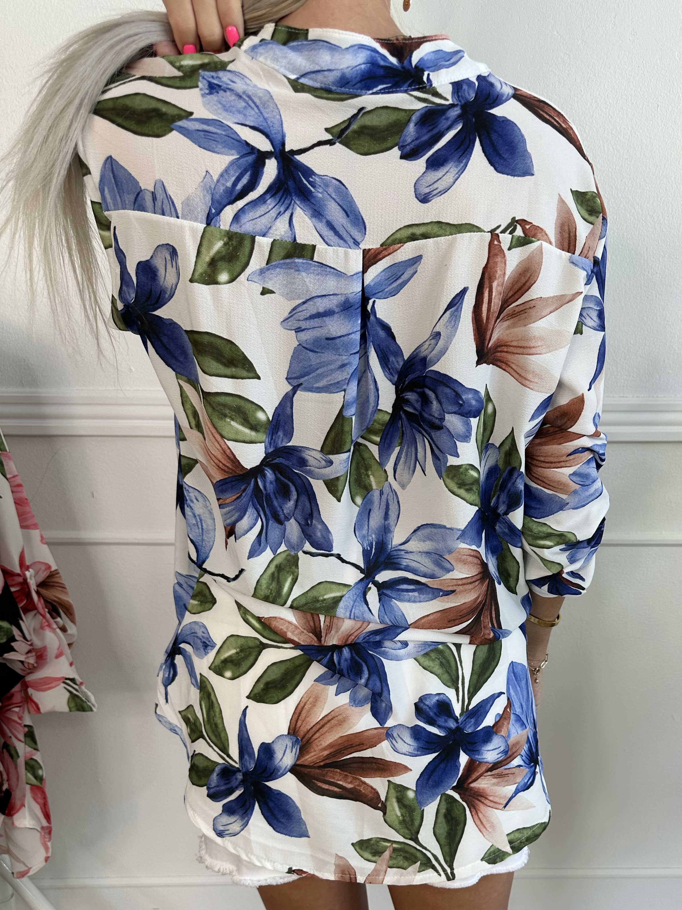 Vanesa Flower - Let og luftig tunika med blomsterprint